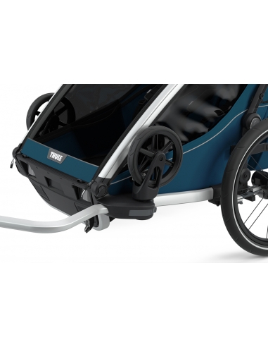 Przyczepka sportowo-rowerowa Thule Chariot Cross 2 Majolica Blue (2-osobowa)
