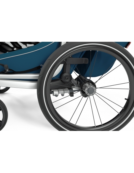 Przyczepka sportowo-rowerowa Thule Chariot Cross 2 Majolica Blue (2-osobowa)