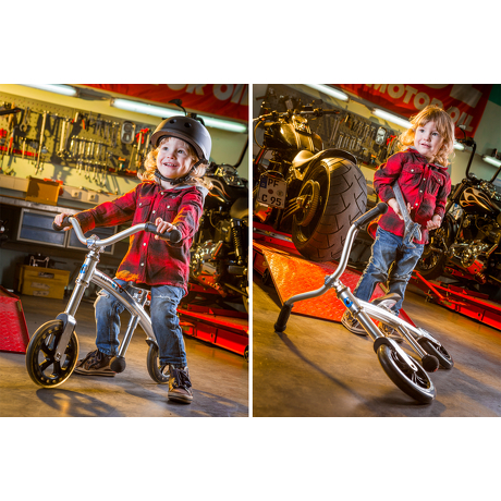 Rowerek biegowy Micro G-Bike Chopper czarny mat