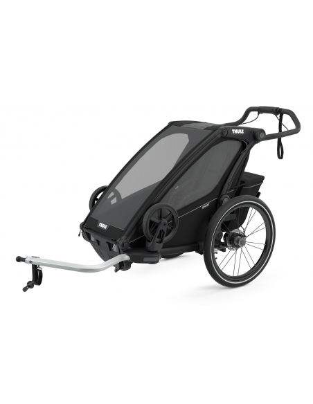 Przyczepka sportowo-rowerowa Thule Chariot Sport 1 Midnight Black (1-osobowa)