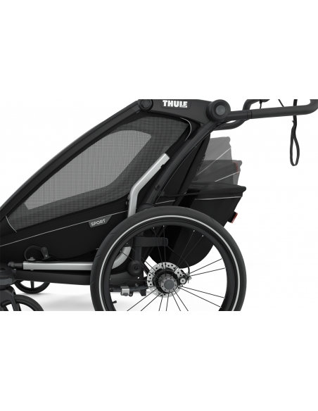 Przyczepka sportowo-rowerowa Thule Chariot Sport 2 Midnight Black (2-osobowa)