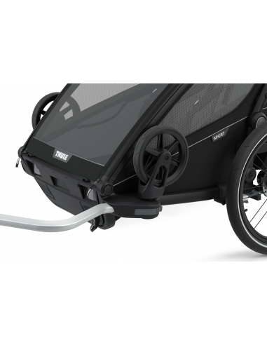 Przyczepka sportowo-rowerowa Thule Chariot Sport 2 Midnight Black (2-osobowa)