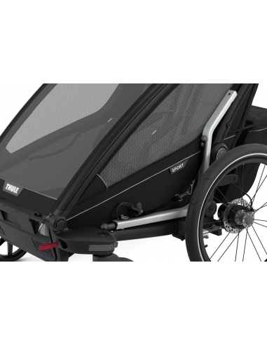 Przyczepka sportowo-rowerowa Thule Chariot Sport 2 Midnight Black (2-osobowa)