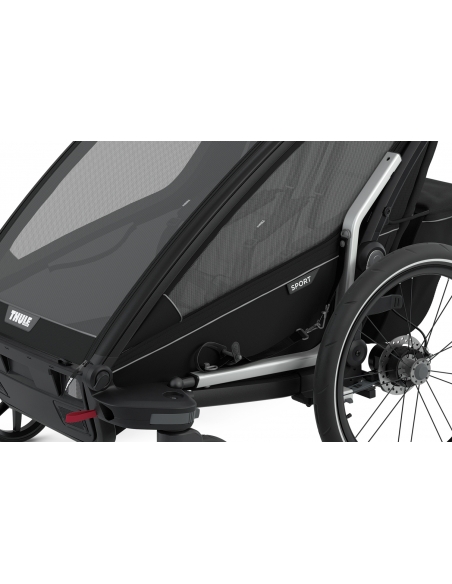 Przyczepka sportowo-rowerowa Thule Chariot Sport 2 Midnight Black (2-osobowa)