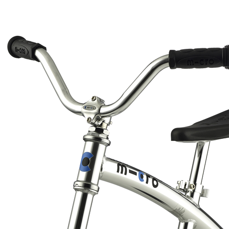 Rowerek biegowy Micro G-Bike Chopper srebrny