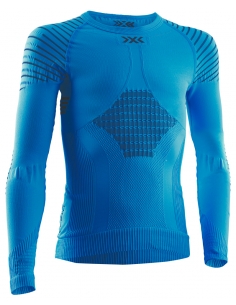 Koszulka termoaktywna dla dzieci X-Bionic INVENT Junior 4.0 Teal Blue/Anthracite