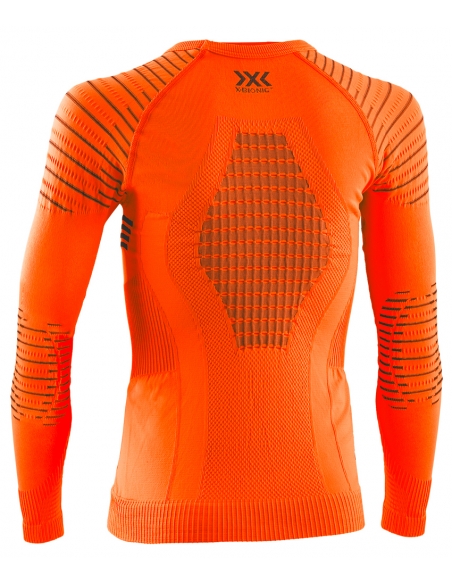 Koszulka termoaktywna dla dzieci X-Bionic INVENT Junior 4.0 Sunset Orange/Black