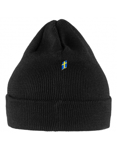 Jesienno-zimowa czapka dziecięca Fjällräven Kånken Kids 1960 Logo Hat Black