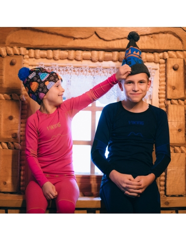 Bielizna termoaktywna dla dzieci Viking RIKO KIDS różowa