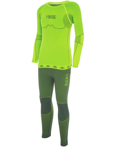 Bielizna termoaktywna dla dzieci Viking RIKO KIDS zielona
