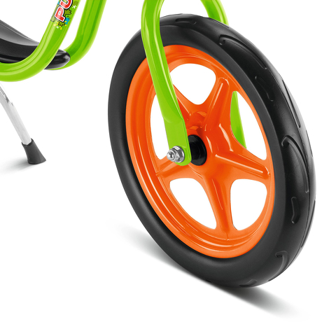 Zielony rowerek biegowy Puky LR 1