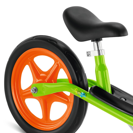 Zielony rowerek biegowy Puky LR 1