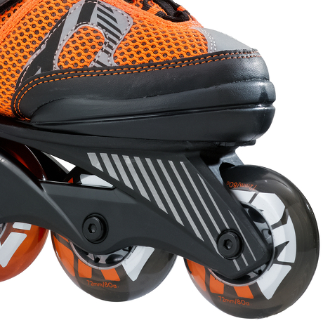 Rolki dziecięce K2 SK8 Hero X Pro Boys Black/Orange/Grey
