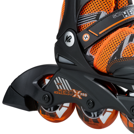 Rolki dziecięce K2 SK8 Hero X Pro Boys Black/Orange/Grey