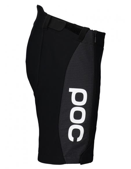 Szorty spodenki narciarskie na gumę POC Race Shorts Jr Uranium Black