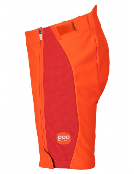 Szorty spodenki narciarskie na gumę POC Race Shorts Jr Fluorescent Orange