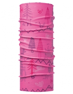 Chusta dziecięca Buff Junior Original EcoStretch Woods Pink