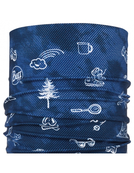 Chusta dziecięca Buff Junior Original EcoStretch Funny Camp Navy