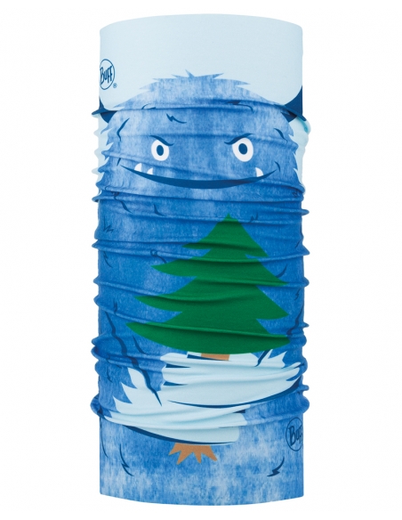 Chusta dziecięca Buff Junior Original EcoStretch Snow Monster Blue