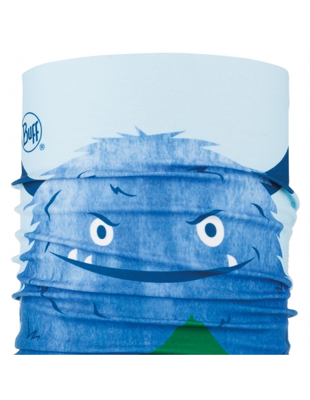 Chusta dziecięca Buff Junior Original EcoStretch Snow Monster Blue
