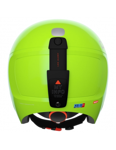 Dziecięcy kask narciarski POC POCito SKULL Flourescent Lime Green