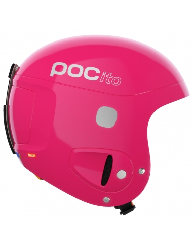 Dziecięcy kask narciarski POC POCito SKULL Fluorescent Pink