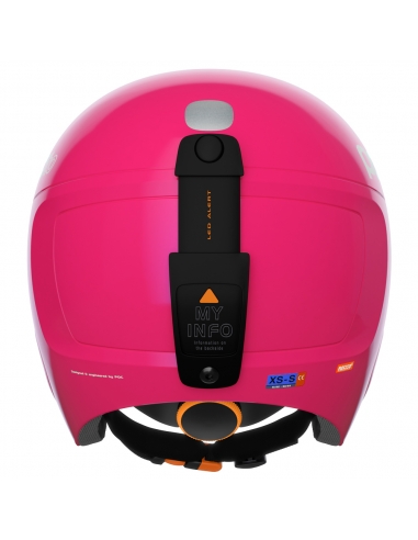 Dziecięcy kask narciarski POC POCito SKULL Fluorescent Pink