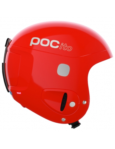 Dziecięcy kask narciarski POC POCito SKULL Fluorescent Orange