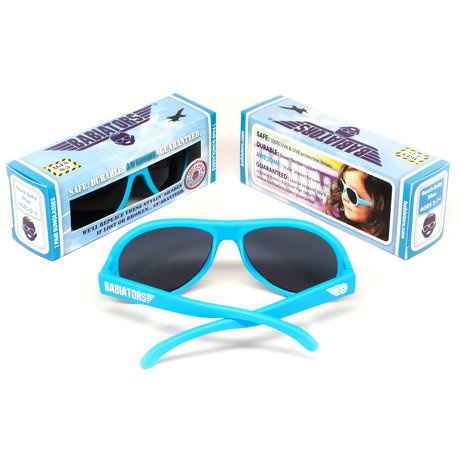 Okulary przeciwsłoneczne dla dzieci Babiators Classic Aviator Beach Baby Blue 3-7