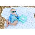 Okulary przeciwsłoneczne dla dzieci Babiators Classic Aviator Beach Baby Blue 0-3