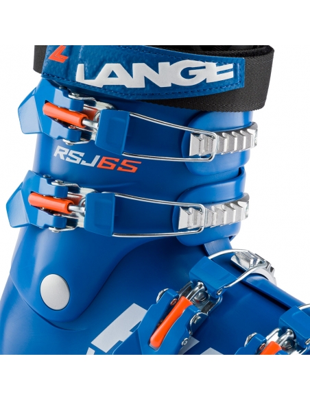 Dziecięce buty narciarskie Lange RSJ 65 Power Blue/Fluo Orange