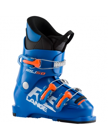 Dziecięce buty narciarskie Lange RSJ 50 Power Blue/Fluo Orange (trzyklamrowe)