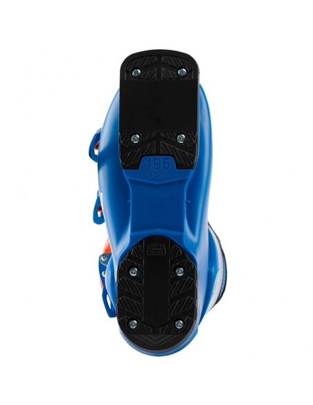 Dziecięce buty narciarskie Lange RSJ 50 Power Blue/Fluo Orange (trzyklamrowe)