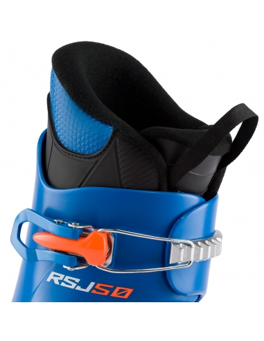 Dziecięce buty narciarskie Lange RSJ 50 Power Blue/Fluo Orange (trzyklamrowe)