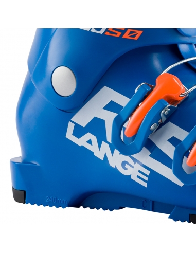 Dziecięce buty narciarskie Lange RSJ 50 Power Blue/Fluo Orange (trzyklamrowe)