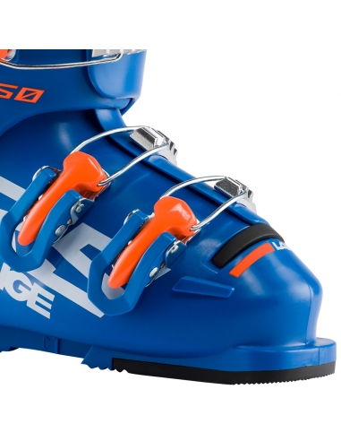 Dziecięce buty narciarskie Lange RSJ 50 Power Blue/Fluo Orange (trzyklamrowe)