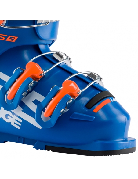 Dziecięce buty narciarskie Lange RSJ 50 Power Blue/Fluo Orange (trzyklamrowe)