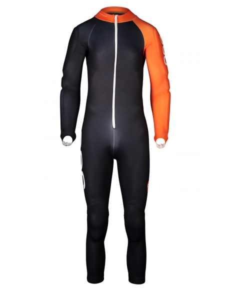 Juniorska guma narciarska POC Skin GS JR Uranium Black/Zink Orange