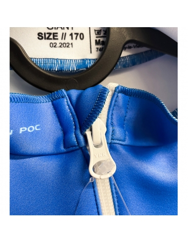 Juniorska guma narciarska POC Skin GS JR Natrium Blue/Hydrogen White