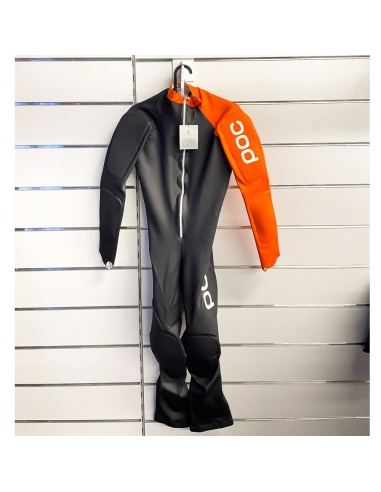 Juniorska guma narciarska POC Skin GS JR Uranium Black/Zink Orange
