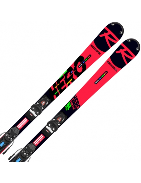 Juniorskie narty slalomowe Rossignol HERO ATHLETE Athlete SL PRO z wiązaniami Look NX10