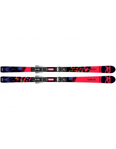 Juniorskie narty gigantowe Rossignol HERO ATHLETE GS PRO  z wiązaniami Look NX 10