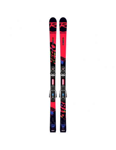 Juniorskie narty gigantowe Rossignol HERO ATHLETE GS PRO  z wiązaniami Look NX 10