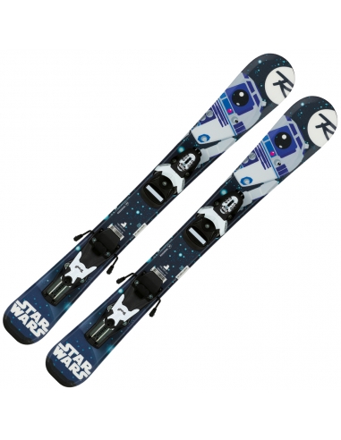 Pierwsze narty dziecięce Rossignol STAR WARS BABY wraz z wiązaniami Look TEAM 4