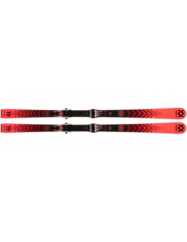 Juniorskie narty slalomowe Völkl RACETIGER GS R JR Plate wraz z wiązaniami Marker Race 10