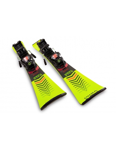 Juniorskie narty Völkl RACETIGER GSL R JR wraz z wiązaniami Marker Race Junior 10