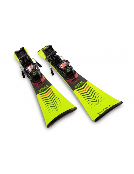 Juniorskie narty Völkl RACETIGER GSL R JR wraz z wiązaniami Marker Race Junior 10