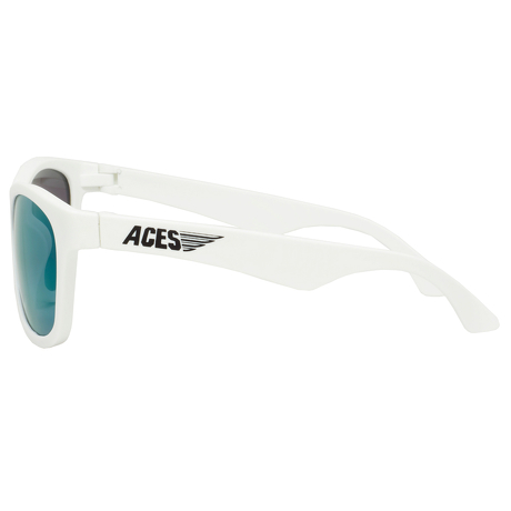 Okulary przeciwsłoneczne dla dzieci Babiators Aces Navigator Wicked White fioletowe szkła 6+