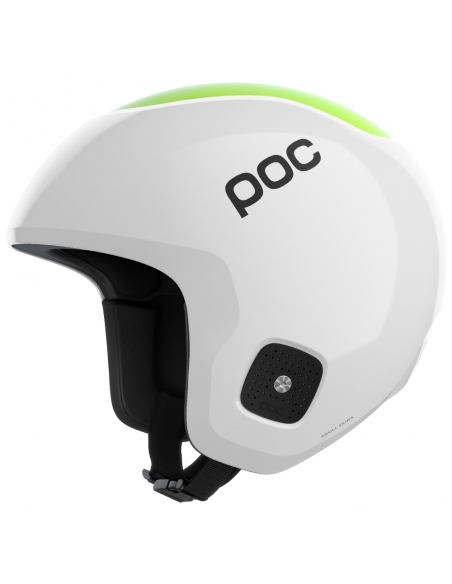 Kask narciarski POC Skull Dura JR Hydrogen White/Fluorescent Yellow/Green
