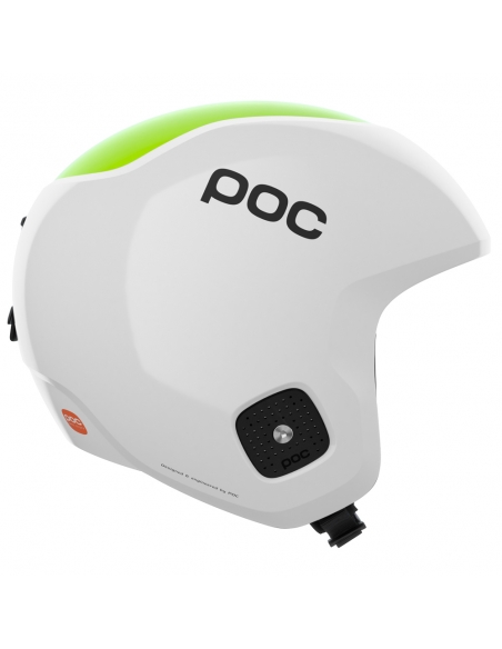Kask narciarski POC Skull Dura JR Hydrogen White/Fluorescent Yellow/Green